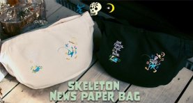 <img class='new_mark_img1' src='https://img.shop-pro.jp/img/new/icons1.gif' style='border:none;display:inline;margin:0px;padding:0px;width:auto;' />Skeleton News Paper Bag 