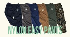 <img class='new_mark_img1' src='https://img.shop-pro.jp/img/new/icons2.gif' style='border:none;display:inline;margin:0px;padding:0px;width:auto;' />Nylon Easy Pants 2025