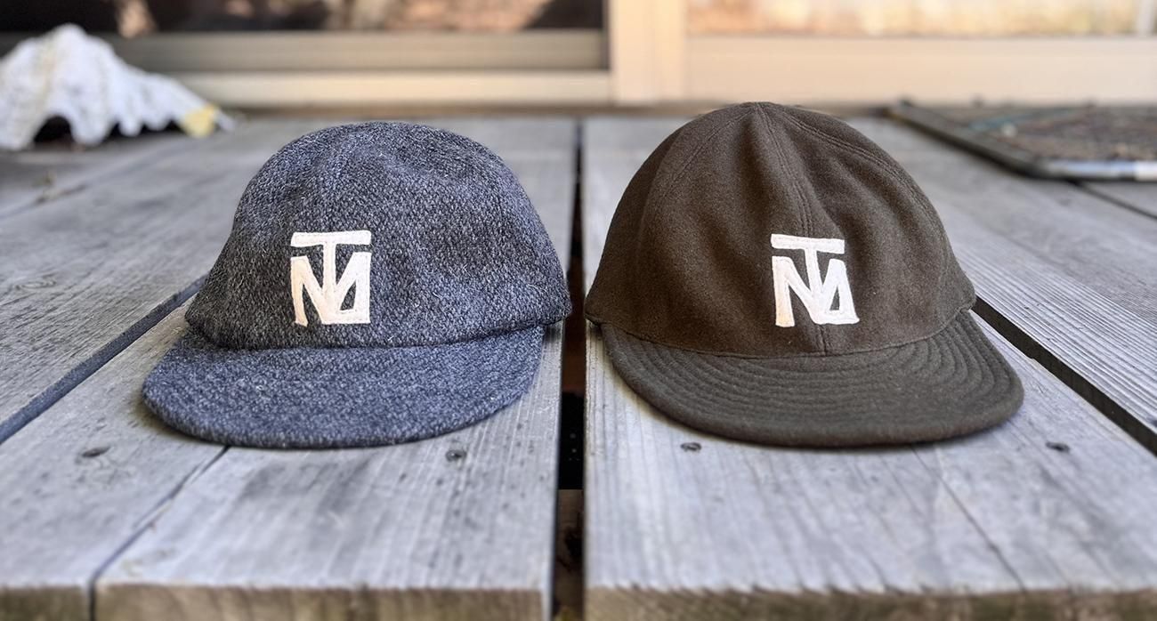 ハンドメイドのウールキャップ