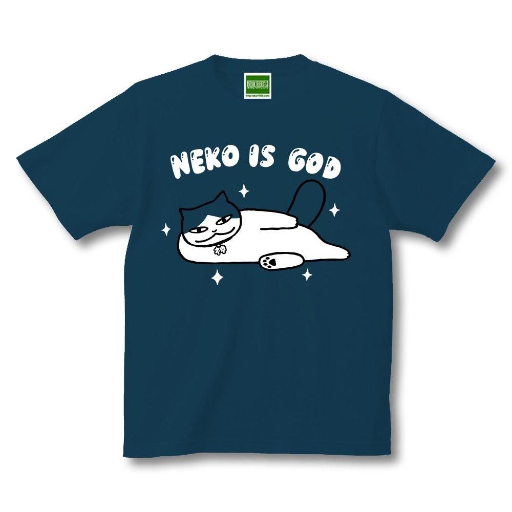 NEKO IS GOD／キテレツTシャツ 悪意1000％