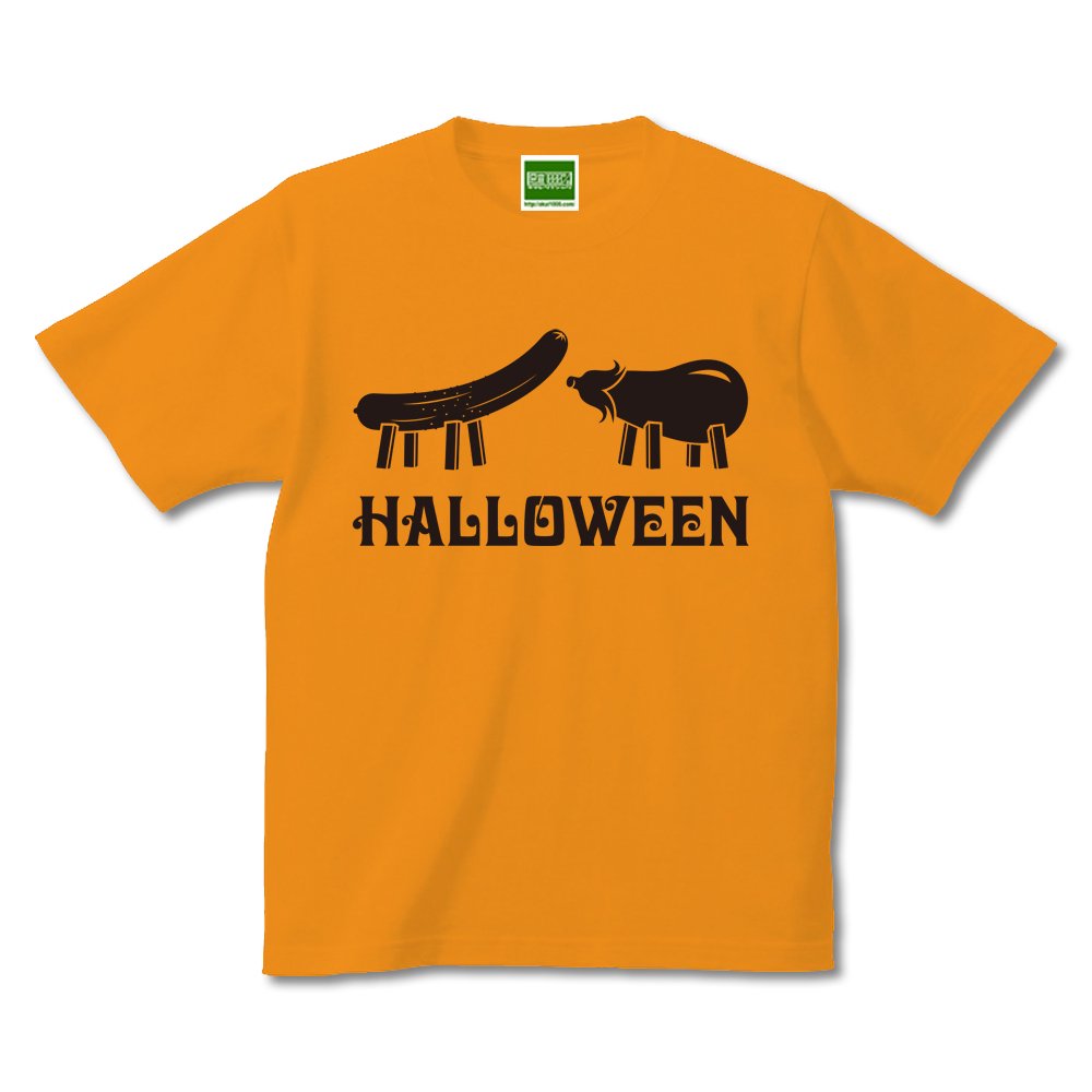 ハロウィン／キテレツTシャツ 悪意1000％