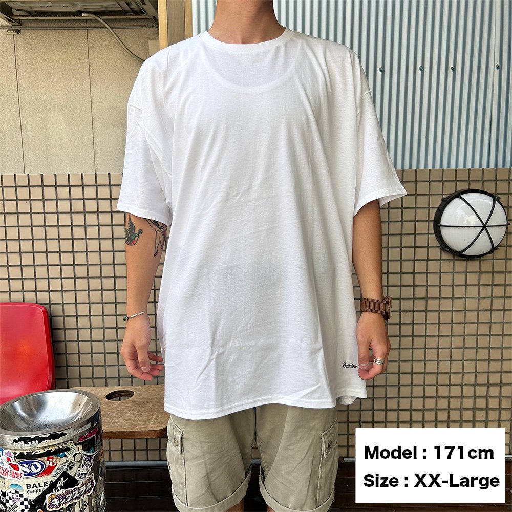 Delicious OG Logo S/S Tee (Hanes Comfort) ｜Delicious[デリシャス公式通販]