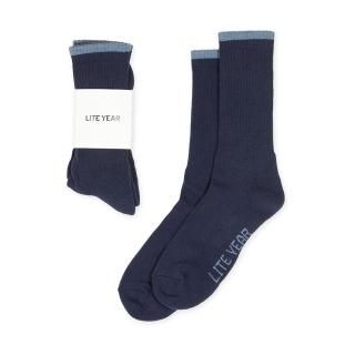 LITE YEAR Cotton Cap Crew Socks