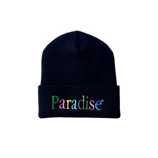 Paradise NYC Colors Logo Cuff Beanie