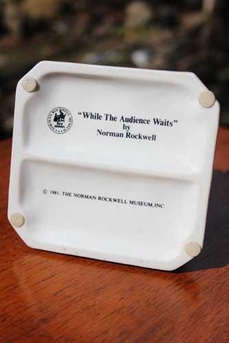 ノーマン・ロックウェル Norman Rockwell 陶器フィギュア / While The