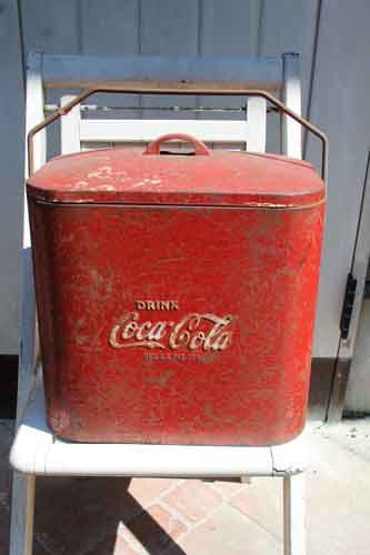 1940年代　コカコーラ　6本入　アンティーク木製キャリア