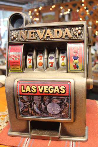 NEVADA BUCKAROO BANK ヴィンテージ カジノ スロットマシーン