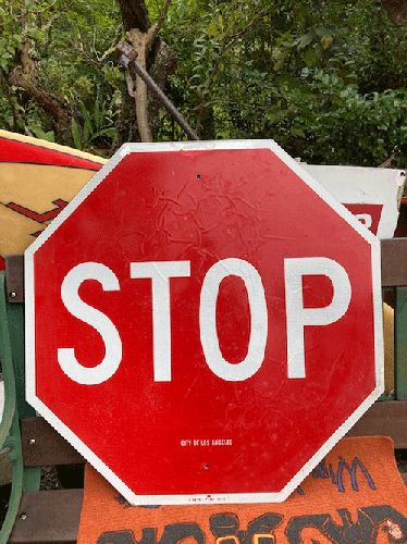『STOP』　ヴィンテージロードサイン - 鎌倉 アメリカン雑貨 アンティーク ヴィンテージ「アメ車庫」