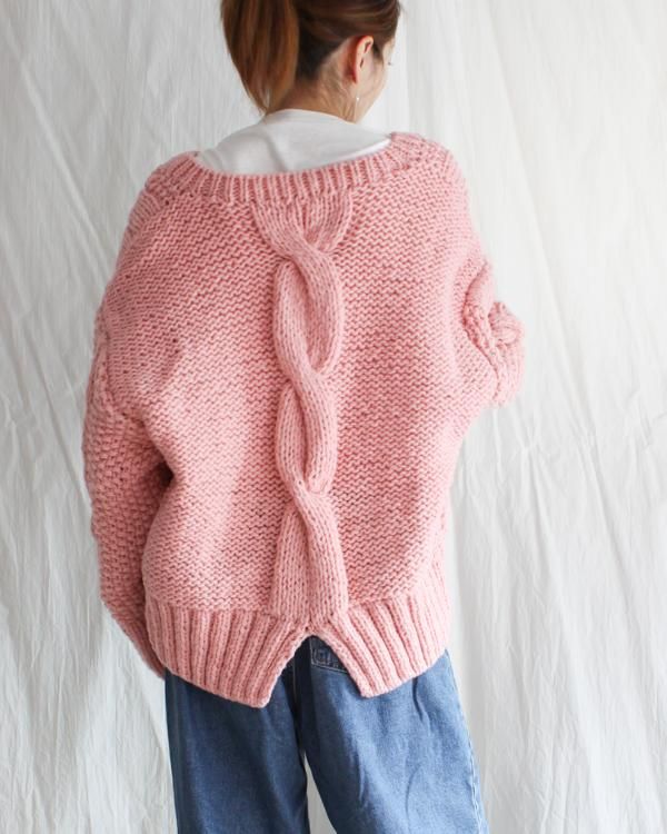 SOLD OUT！！！Aurélie Hand Knit Cardigan - Rideaux en lin ...