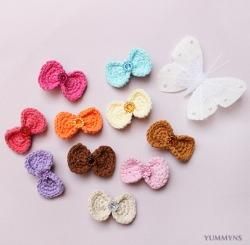 赤ちゃんから大人まで ミニリボンヘアクリップ -- キッズ＆ベビー 
