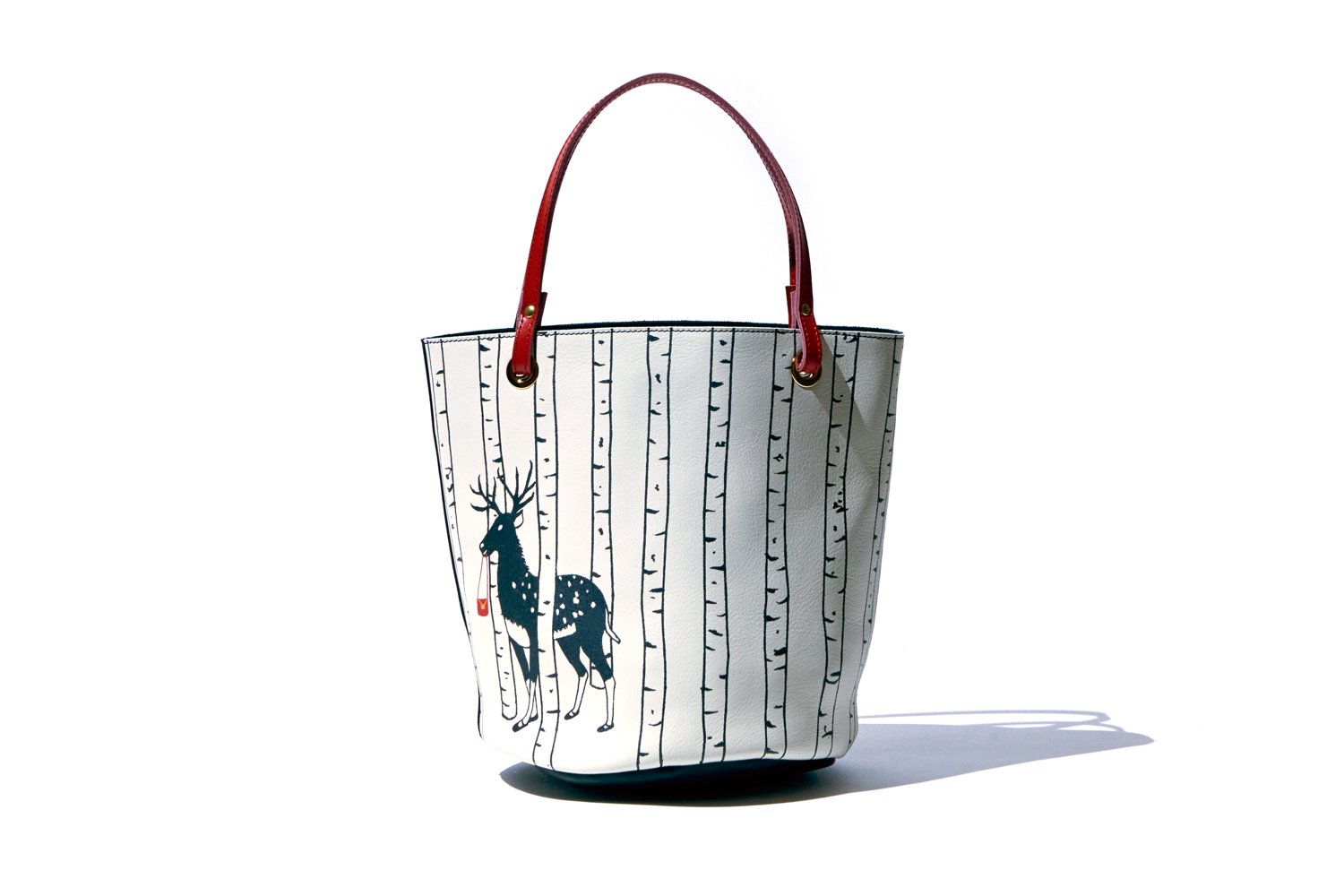 Animal mini bucket（ミニバケツ）エゾシカ - バッグ 革鞄 革小物 永嶺康紀 OZIO（オジオ）公式サイト