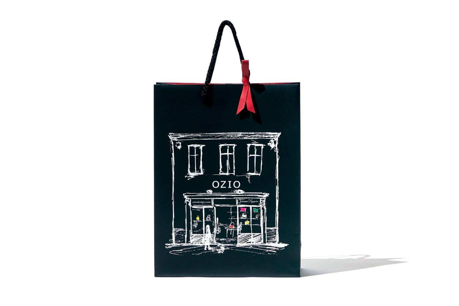 列ペンギン・L字ファスナー小銭入れ（インク色シルバー） - バッグ 革