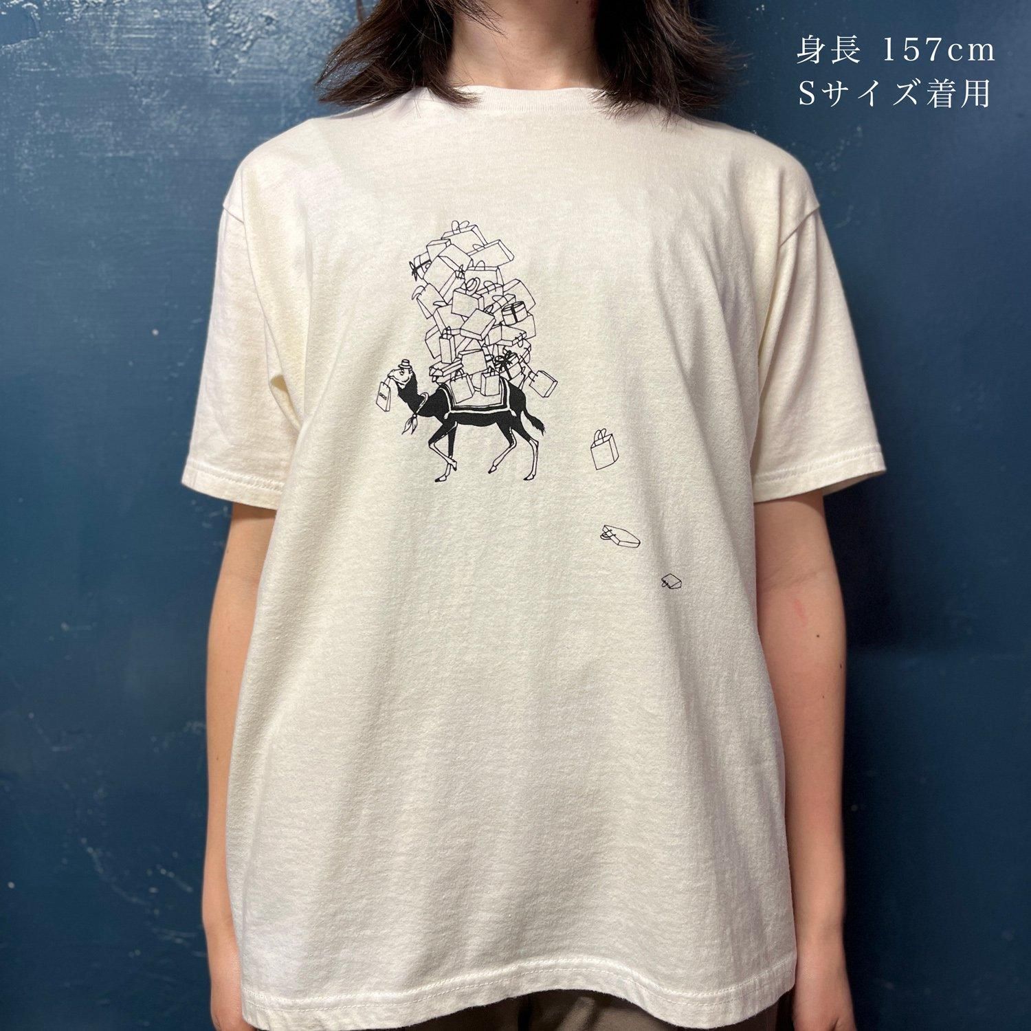 OZIO 半袖Tシャツ-ラクダ - バッグ 革鞄 革小物 永嶺康紀 OZIO