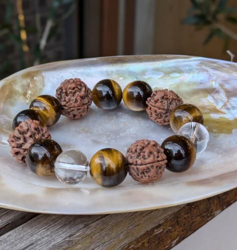 ルドラクシャ ブレスレット | 健康運・成功運 - Crapemyrtle