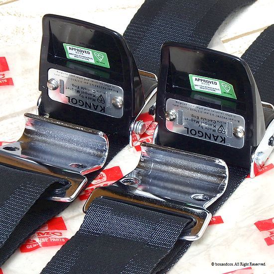 貴重！ BMC GENUINE KANGOL 3Point Static Seat Belts/BMC純正 