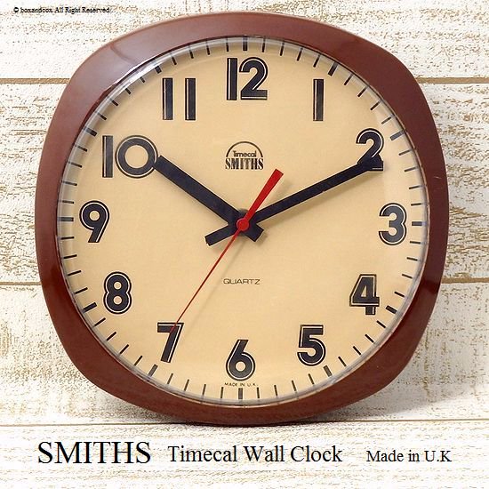1970's SMITHS Timecal Wall Clock/スミス ウォールクロック 壁掛け ...