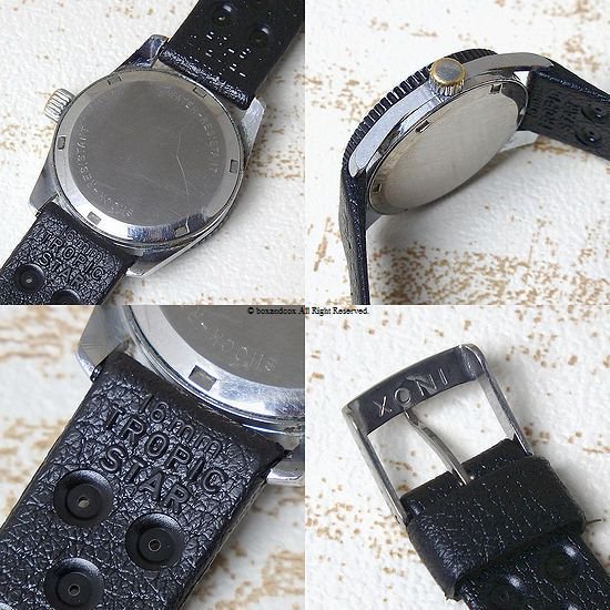1960-70年英国 INGERSOLL DIVERS TROPIC STRAP/インガーソル ダイバーズウォッチ トロピック ベルト 腕時計 -  bac style