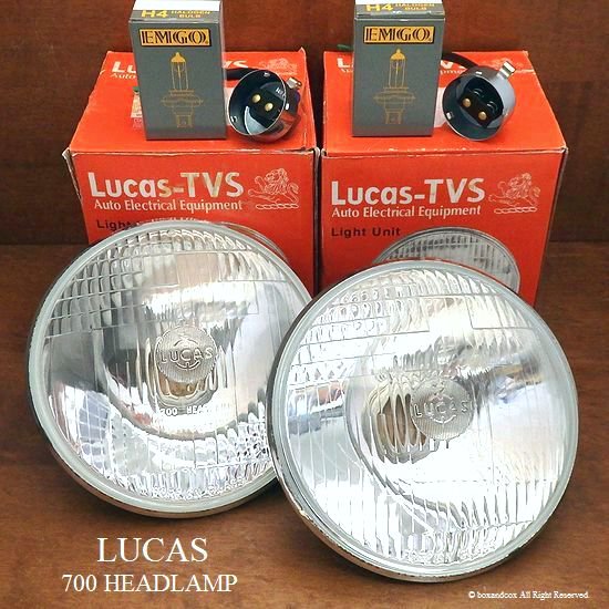Lucas 700 Headlamp 松明 たいまつ ヘッドライト Bpfハロゲンバルブ ホルダーset Bac Style