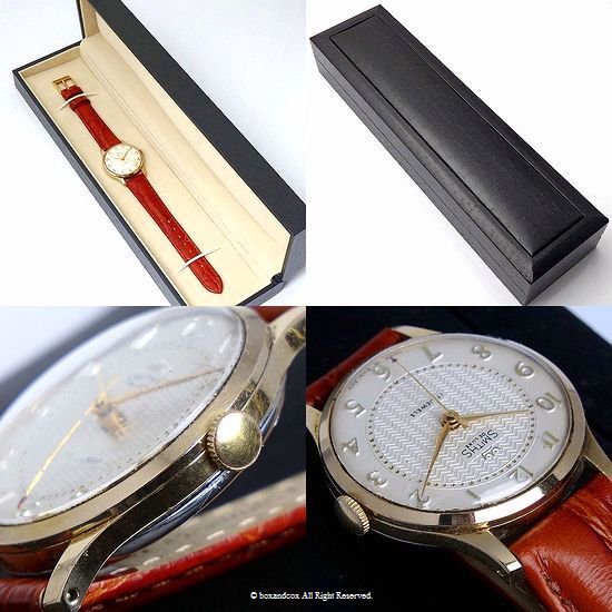 1950's SMITHS DE LUXE 17Jewels/スミス デラックス 17石 腕時計 BOX付 