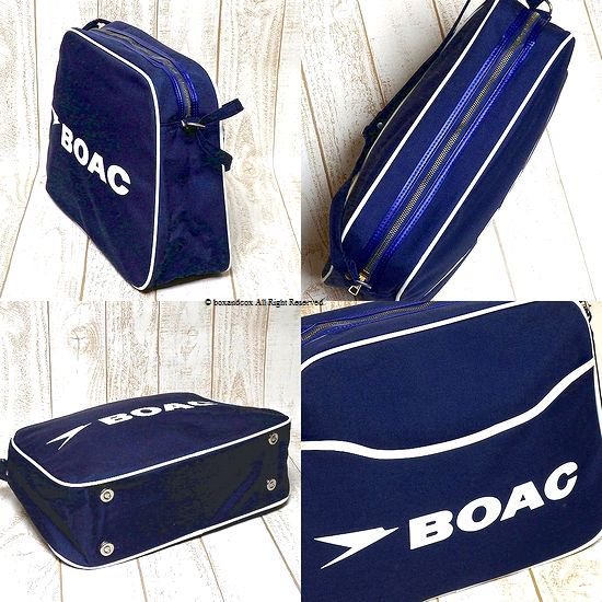 1960's BOAC Airline bag shoulderNOS/エアライン ショルダーバッグ