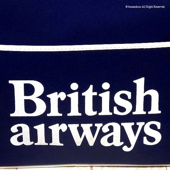 1970's 初期 British Airways Airline bag shoulder NOS/エアライン 