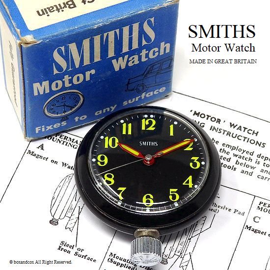 SMITHS Motor Watch/スミス モーターウォッチ BK マグネット 