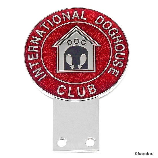 INTERNATIONAL DOGHOUSE CLUB CAR BADGE/ドッグハウスクラブ カーバッジ - bac style