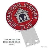 INTERNATIONAL DOGHOUSE CLUB CAR BADGE/ドッグハウスクラブ カーバッジ