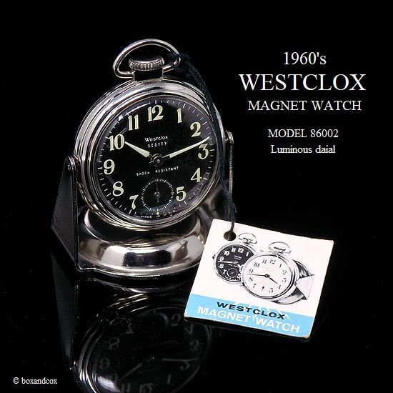 貴重！1960's Westclox Magnet Watch/ウエストクロックス カークロック