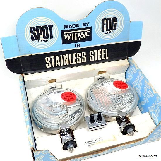貴重！1960-70's WIPAC 562 SPOT & FOG LAMP KIT/ワイパック 562 