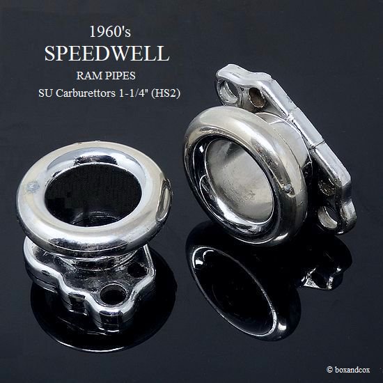 1960's SPEEDWELL RAM PIPE/スピードウェル ラムパイプ・ファンネル ショート SU 1-1/4