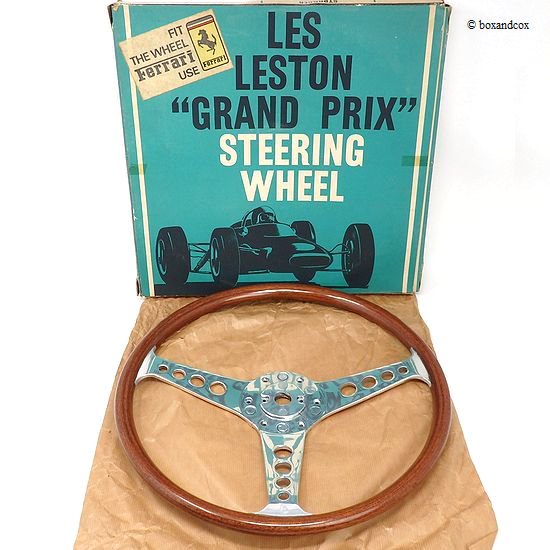 超貴重！NOS 1960's LES LESTON GP SPECIAL FULL SET for MINI/レスレストン グランプリステアリング  スペシャルフルセット MINI デッドストック - bac style