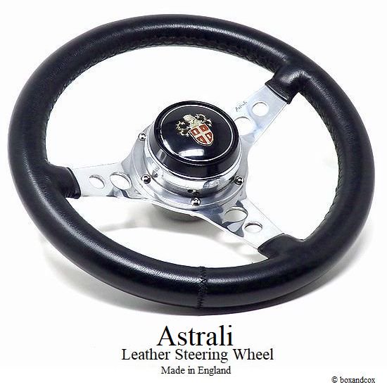 1960's Astrali Leather Steering Wheel/アストラリ レザー 