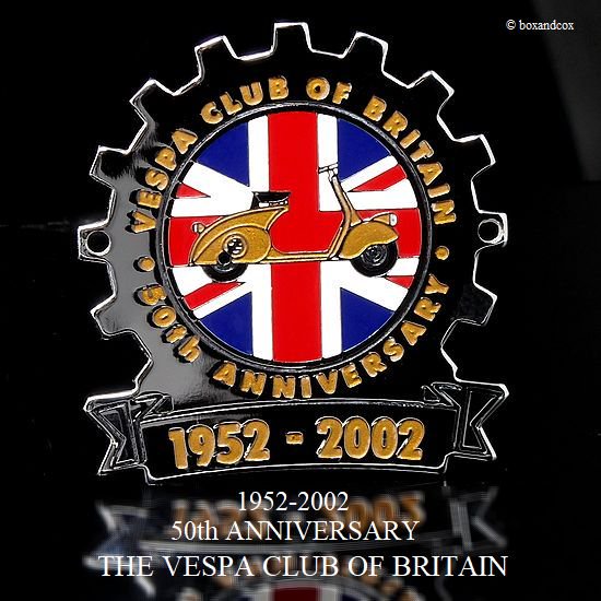 貴重！THE VESPA CLUB OF BRITAIN 50th ANNIVERSARY ベスパクラブ 50