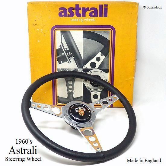 1960's 英国 Vintage Astrali/オールド アストラリ レザーステアリング