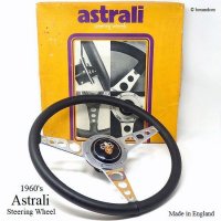 1960's 英国 Vintage Astrali/オールド アストラリ レザーステアリング ミニ用ボス フルSET BOX