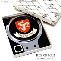 貴重！ ISLE OF MAN/マン島 カーバッジ デッドストック RENAMEL製 BOX