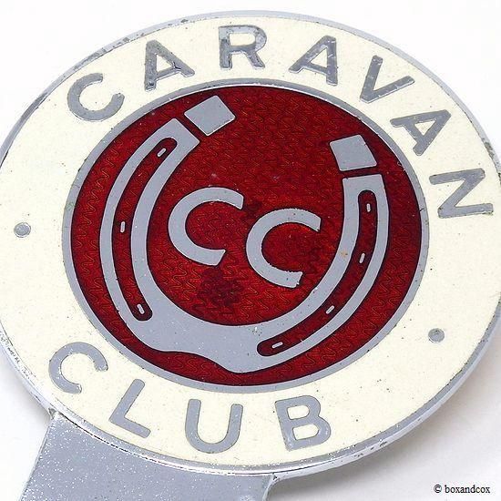 当時物 英国 CARAVAN CLUB カーバッジ - bac style