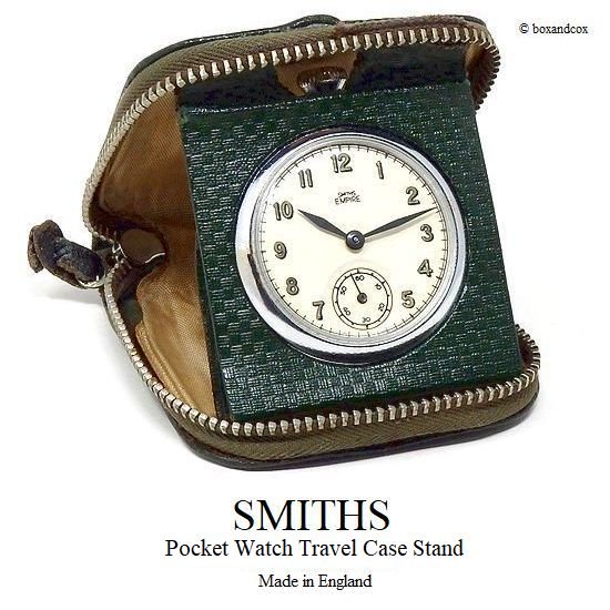 1950-60's SMITHS Pocket Watch Travel Case Stand/スミス 懐中時計 