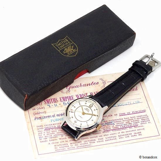 1956年 SMITHS EMPIRE 5 JEWELS/スミス エンパイア 腕時計 オリジナル ...