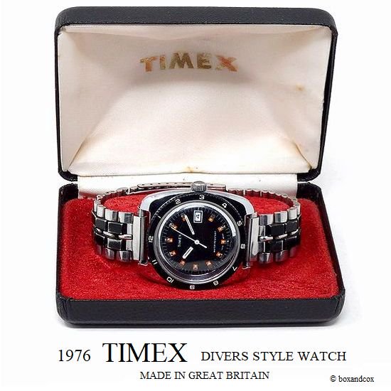 1976年 Vintage TIMEX DIVERS STYLE DATE/英国 ビンテージ 