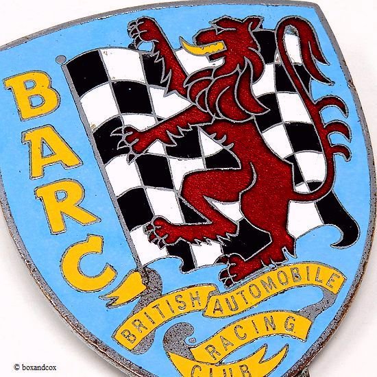 1950-60's BARC/BRITISH AUTOMOBILE RACING CLUB 会員用カーバッジ No ...