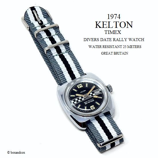 1974年 Vintage KELTON-TIMEX DIVERS DATE RALLY/英国 ビンテージ ...