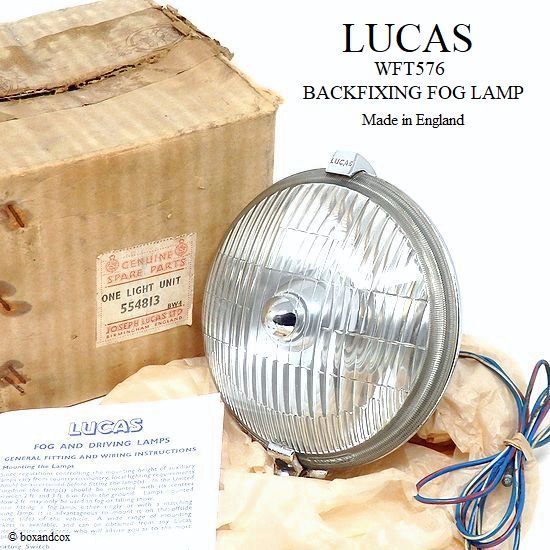 当時物 LUCAS WFT576 BACKFIXING FOG LAMP/オリジナル ルーカス バック 