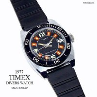 1977ǯ Vintage TIMEX  DIVERS DATE/ѹ ӥơ å С ǥ ӻ