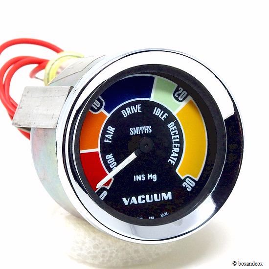 NOS SMITHS VACUUM/PERFORMANCE GAUGE KIT/スミス バキュームゲージ キット デッドストック BOX - bac  style