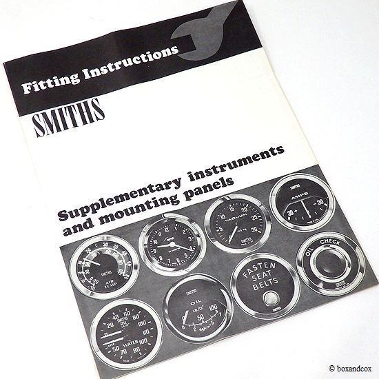 NOS SMITHS VACUUM/PERFORMANCE GAUGE KIT/スミス バキュームゲージ キット デッドストック BOX - bac  style