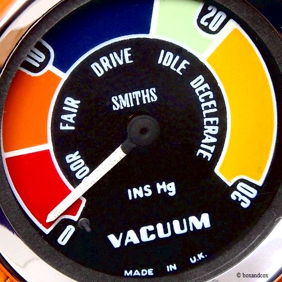 NOS SMITHS VACUUM/PERFORMANCE GAUGE KIT/スミス バキュームゲージ キット デッドストック BOX - bac  style