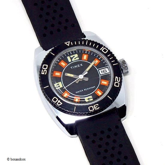 1977年 Vintage TIMEX DIVERS DATE/英国 ビンテージ タイメックス