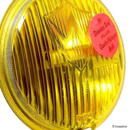 NOS 1960's WIPAC GT562 FOG LAMP YELLOW LENS/ワイパック 562 フォグランプ イエローレンズ  デッドストック - bac style